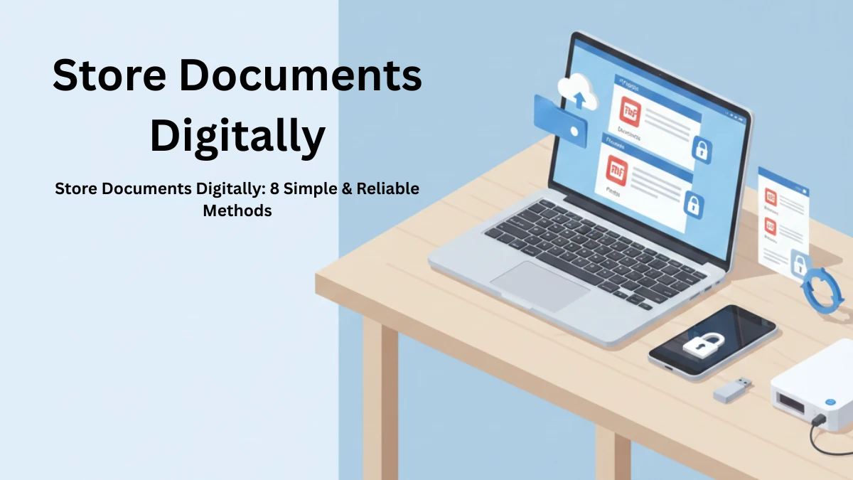 Store Documents Digitally