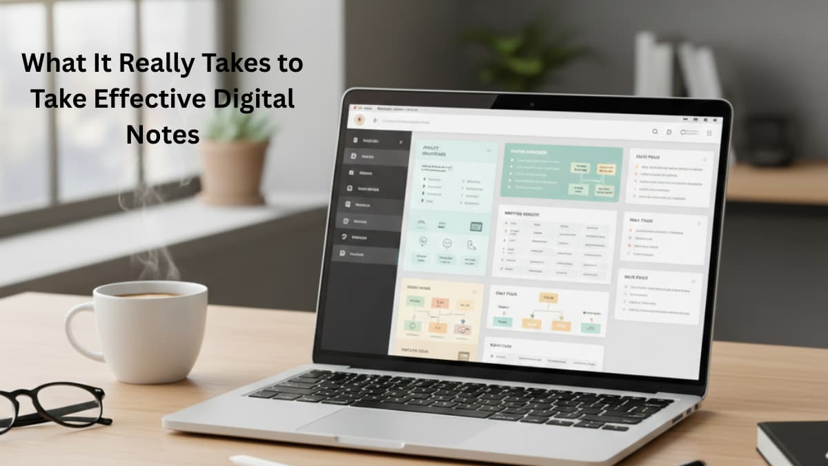 What It Really Takes to Take Effective Digital Notes