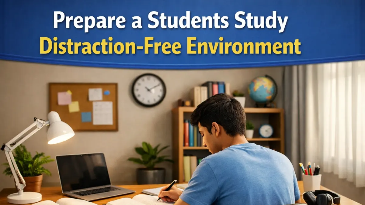 Prepare a Students Study Distraction-Free Environment